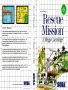 Sega  Master System&nbsp; - &nbsp;Rescue Mission